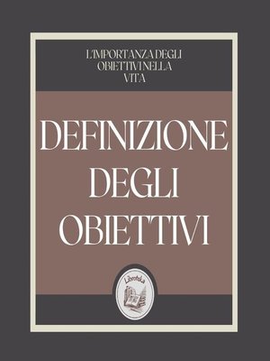 cover image of Definizione degli obiettivi